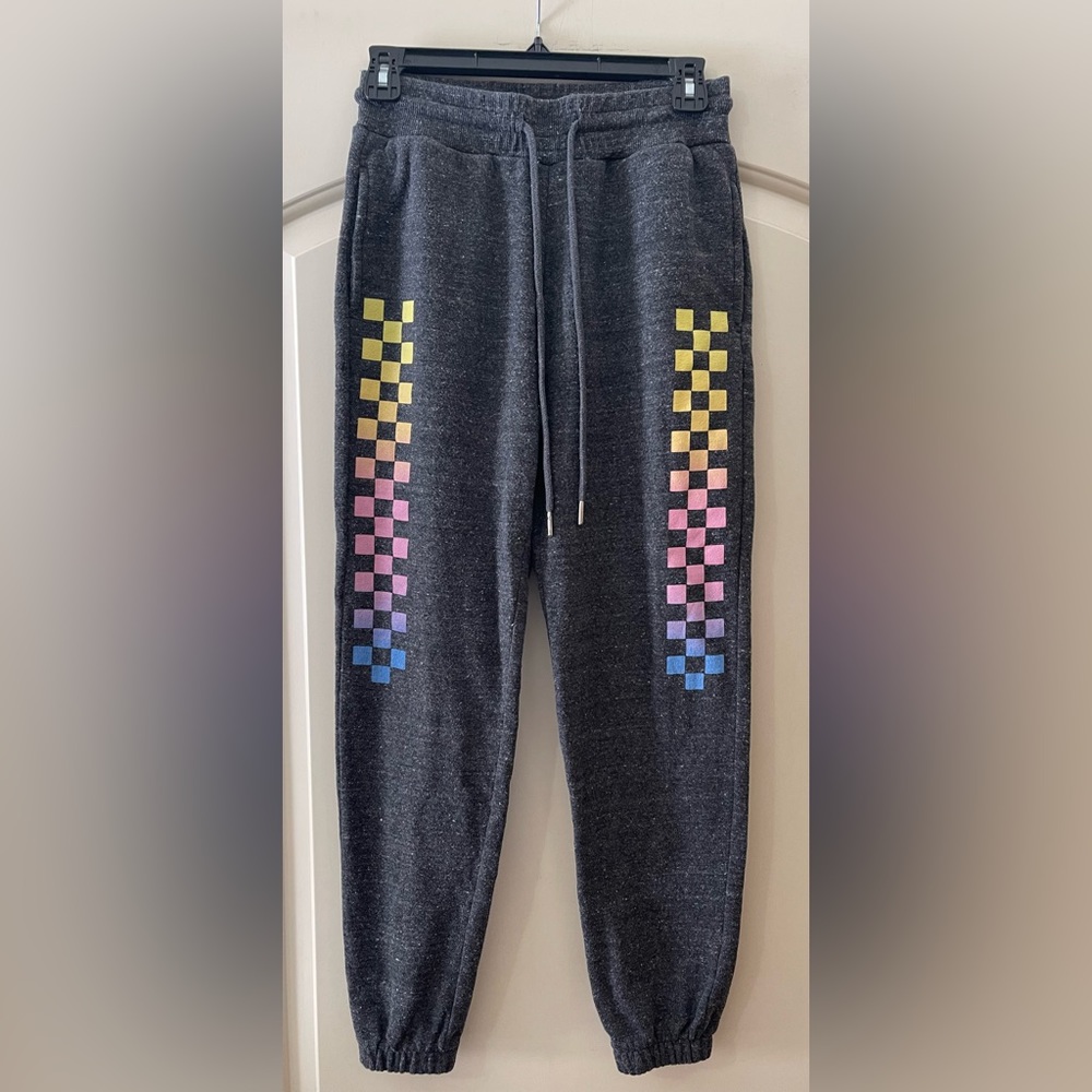 FOREVER 21 Gray Racing Joggers Women’s Small